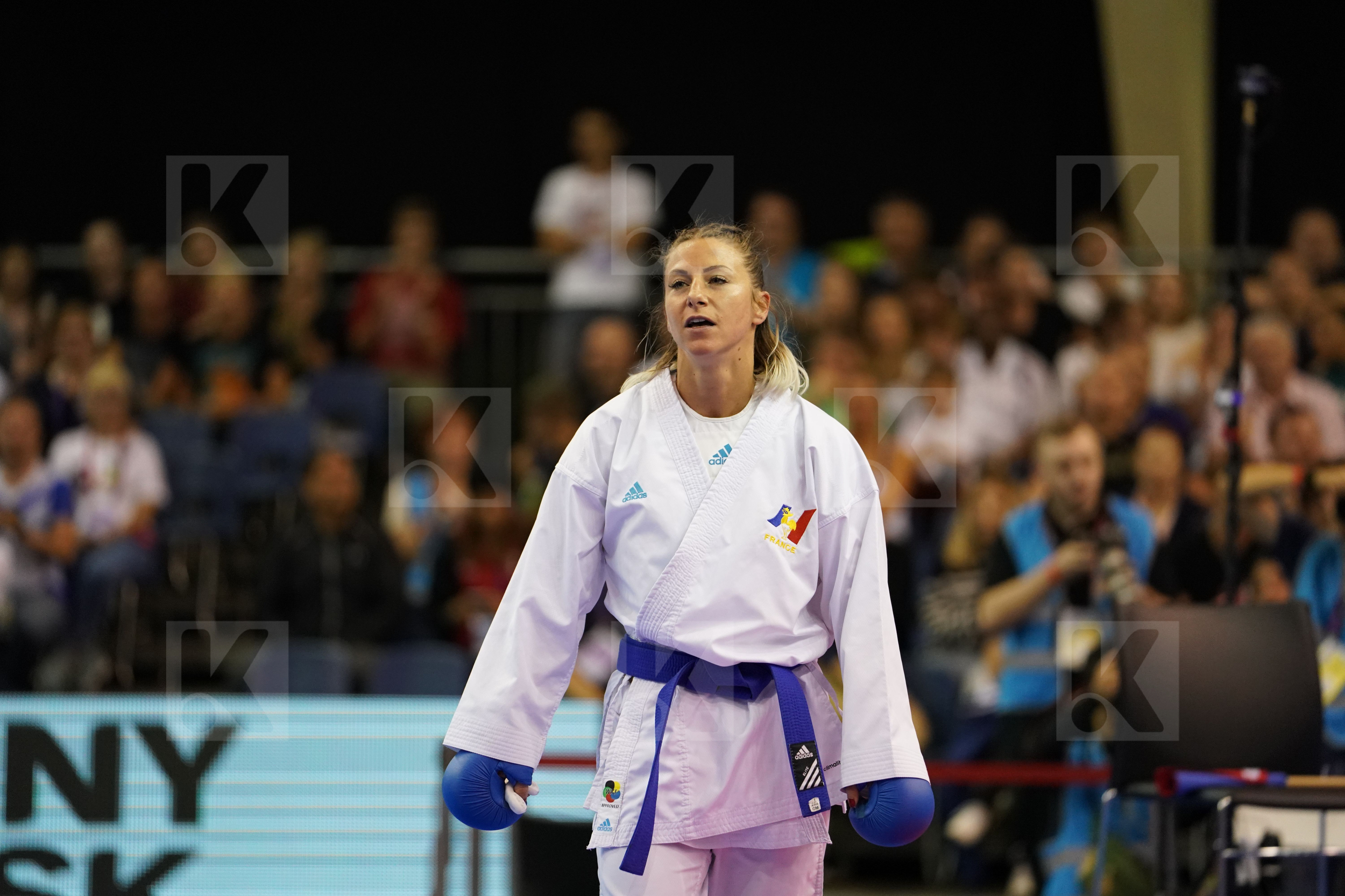Female Kumite -50kg France Gold match Japan Miyahara Miho Recchia Alexandra